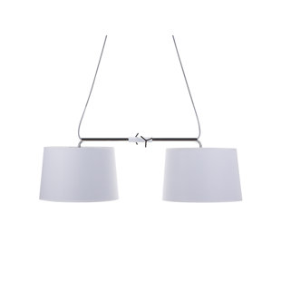 ZIPCODE DESIGN Wirrida 2-Light Drum Chandelier