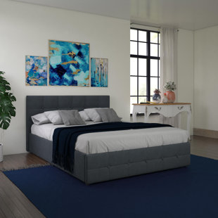WINSTON PORTER Houchins Upholstered Platform Storage Bed
