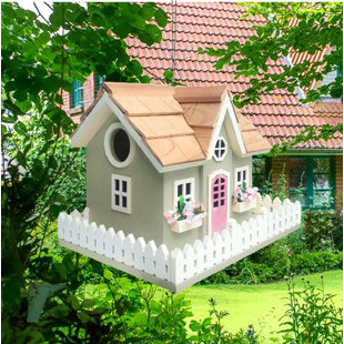 HOME BAZAAR Nestling Series Snug Harbor 6 in x 6 in x 8 in Birdhouse