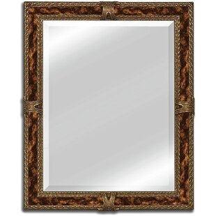 FRIEDMAN BROTHERS Fairhaven Ornate Traditional Beveled Accent Mirror