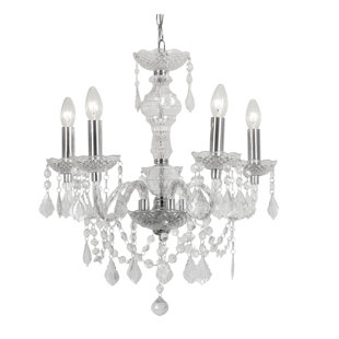 ROSDORF PARK Mimi 5-Light Candle Style Chandelier