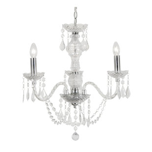 ROSDORF PARK Mimi 3-Light Candle Style Chandelier