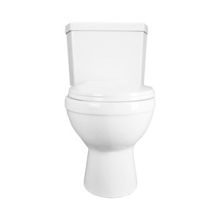 THE RENOVATORS SUPPLY INC. Corner 2-Pc WaterSense Dual Flush Corner Toilet in White Slow Close Seat