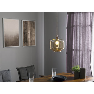MARLOW HOME CO. Glasgefäß-Pendelleuchte 1-flammig Chea