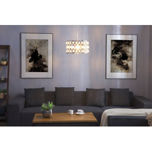 ROSDORF PARK Yahir 1 - Light Chrome Crystal Pendant