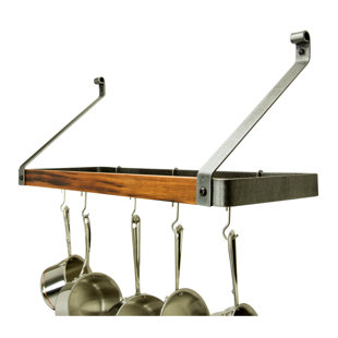 ENCLUME Signature Handcrafted Wall Mounted Pot Rack