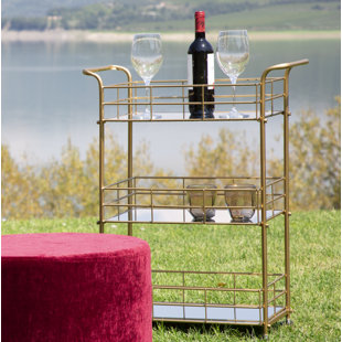 CANORA GREY Tori Metal Bar Cart