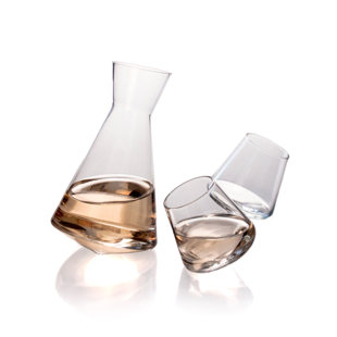 SEMPLI Vaso-Sake 3 Piece Wine Decanter Set