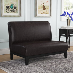 WINSTON PORTER Bertia 46.5'' Faux Leather Loveseat