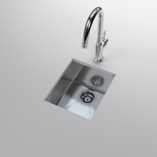 CANTRIO KONCEPTS Cantrio Premium Stainless Steel Single Kitchen Sink with 13" x 15" x 8" Dimensions