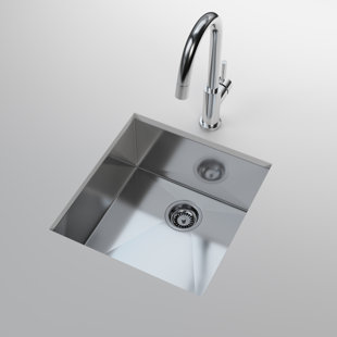 CANTRIO KONCEPTS Cantrio Premium Stainless Steel Single Kitchen Sink with 19" x 20" x 9" Dimensions