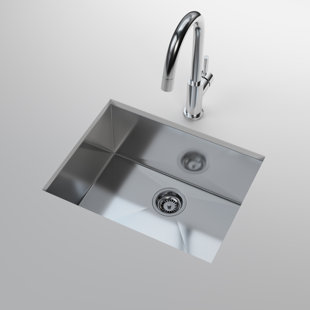 CANTRIO KONCEPTS Cantrio Premium Stainless Steel Single Kitchen Sink with 23" x 18" x 9.25" Dimensions