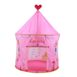 MYFUNCORP Princess Castle Pop-Up Play Tent with Carrying Bag