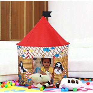 MYFUNCORP Princess Castle Pop-Up Play Tent with Carrying Bag