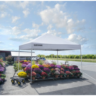QUIKSHADE Marketplace 10 Ft. W x 10 Ft. D Steel Pop-Up Canopy