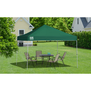 QUIKSHADE Weekender Elite 10 Ft. W x 10 Ft. D Steel Pop-Up Canopy