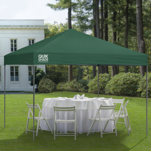 QUIKSHADE Expedition 10 Ft. W x 10 Ft. D Steel Pop-Up Canopy