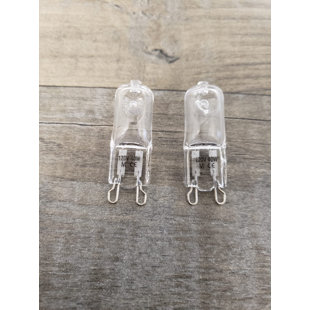 FINESSE DÉCOR 40 Watt G9 G9/Bi-pin Dimmable 2700K Halogen Bulb (Set of 2)
