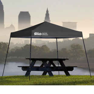 QUIKSHADE Solo Steel 10 Ft. W x 10 Ft. D Steel Pop-Up Canopy