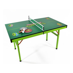 Kettler USA Junior Mini Foldable Indoor Table Tennis Table with Paddles and Balls