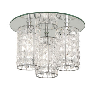 MERCER41 Mathew Glass Semi Flush Mount