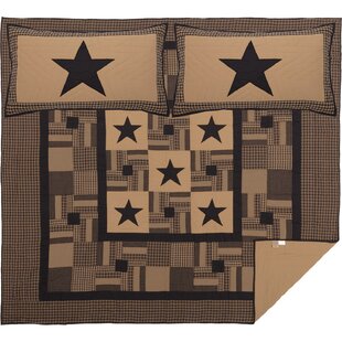 VHC BRANDS Star Cotton Patchwork Quilt