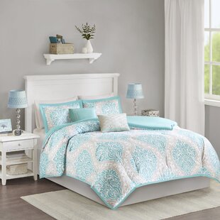 INTELLIGENT DESIGN Senna Damask Comforter Set