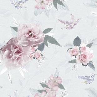 FRESCO Daphney Floral 10m x 52cm Wallpaper Roll