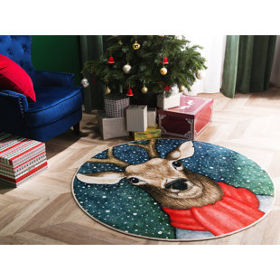 HAPPY LARRY Teppich Kendall in Rot/Blau