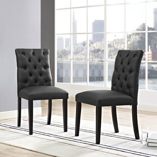 Modway Copper Grove Trilj Vinyl Dining Chair (Set of 2)