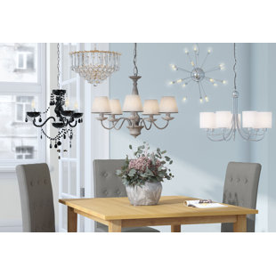 BRAMBLY COTTAGE Farren 46cm H Tufted Linen Upholstered Dining Chair (Set of 2)