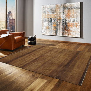 PASARGAD Tribal Handmade Hand-Knotted Wool Brown Rug