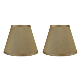 WINSTON PORTER 6.5'' H Silk Empire Lamp Shade (Set of 2)