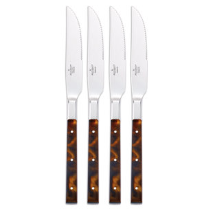 ARGENT ORFEVRES™ Argent Orfèvres St. Laurent - 4 Piece Steak Knife Set, Forged 18/10, Triple Rivets