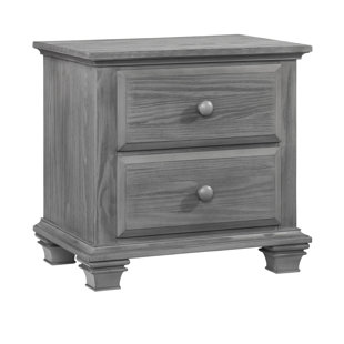 OXFORDBABY Kenilworth Solid + Manufactured Wood Nightstand