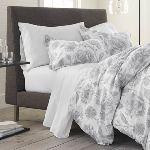 ECOPURE® EcoPure Meadow Gray/Linen Standard Cotton Comforter Set