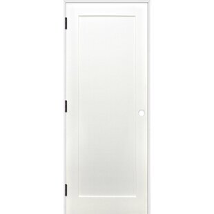 CREATIVE ENTRYWAYS Shaker 80'' Solid Wood Paneled Prehung Door