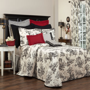 THOMASVILLE AT HOME Bouvier Traditional Cotton Toile Bedspread