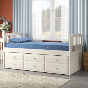 FERNLEAF Buckingham Single (3') Guest Bed with Trundle and Mattress