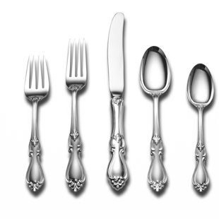Towle Silversmiths Sterling Silver Queen Elizabeth Flatware Set - Service for 12