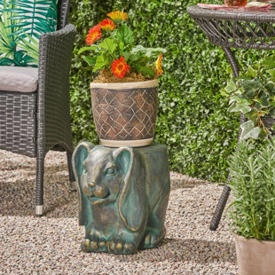 HOME LOFT CONCEPTS Joa Weather Resistant Concrete Animal Garden Stone