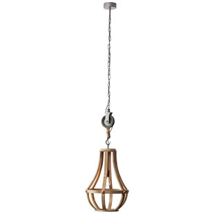 WILLISTON FORGE Benavides 1 - Light Brown Lantern Pendant