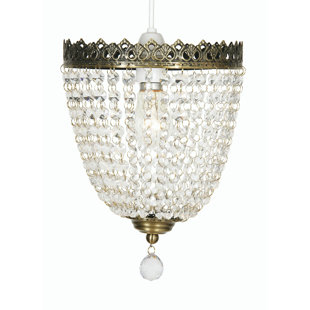 ROSDORF PARK 28cm H Glass Bowl Pendant Shade ( Screw On ) in Clear