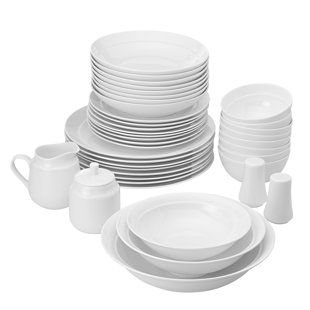 Overandback Maguire Bone China Dinnerware Set - Service for 8