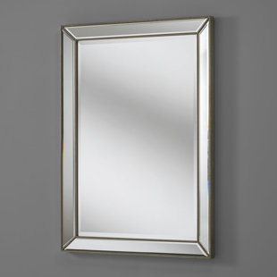 FAIRMONT PARK Sheringham Framed Wall Mounted Accent Mirror in Champagne