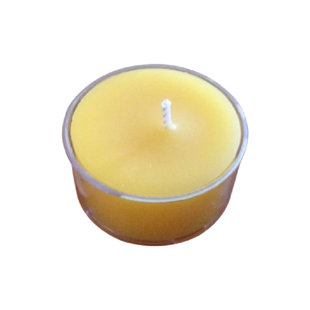 BEARNATURALORGANICS 100% Pure Organic Beeswax Tealight Candles. Pack of 100 (Set of 100)