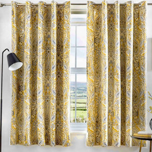 DREAMS & DRAPES Vorhang-Set Maduri mit Ösen, blickdicht (Set besteht aus 2)