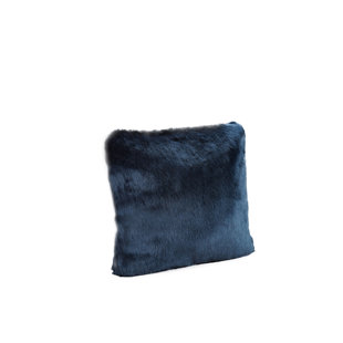 DONNA SALYER'S FABULOUS-FURS Couture Collection Faux Fur Pillow Steel Blue Mink
