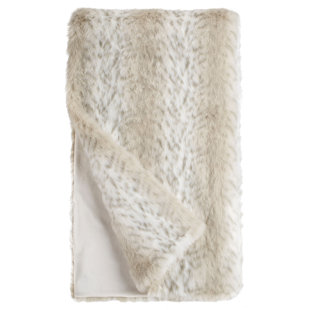 DONNA SALYER'S FABULOUS-FURS Limited Edition Faux Fur Throw Lynx