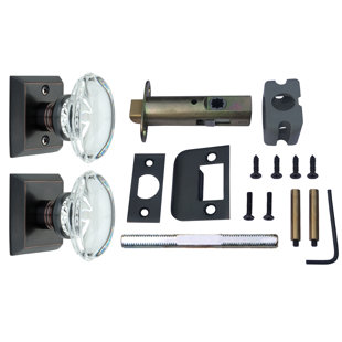 KNOXX HARDWARE Colonial Passage Door Knob with Rosette